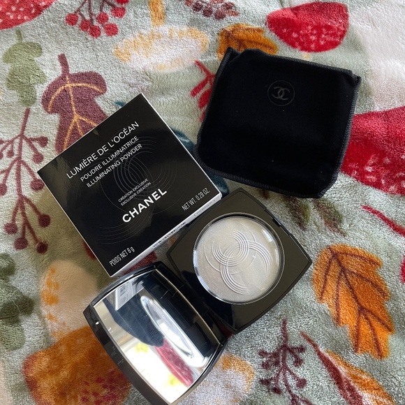 NIB CHANEL LUMIÈRE DE L’OCÉAN Illuminating Powder Highlighter Spring 2024 - Picture 3 of 8